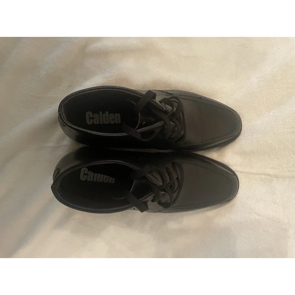 CALDEN K28801‎ - 3 Inches Elevator Height Increase Ankle Boots Black size 8